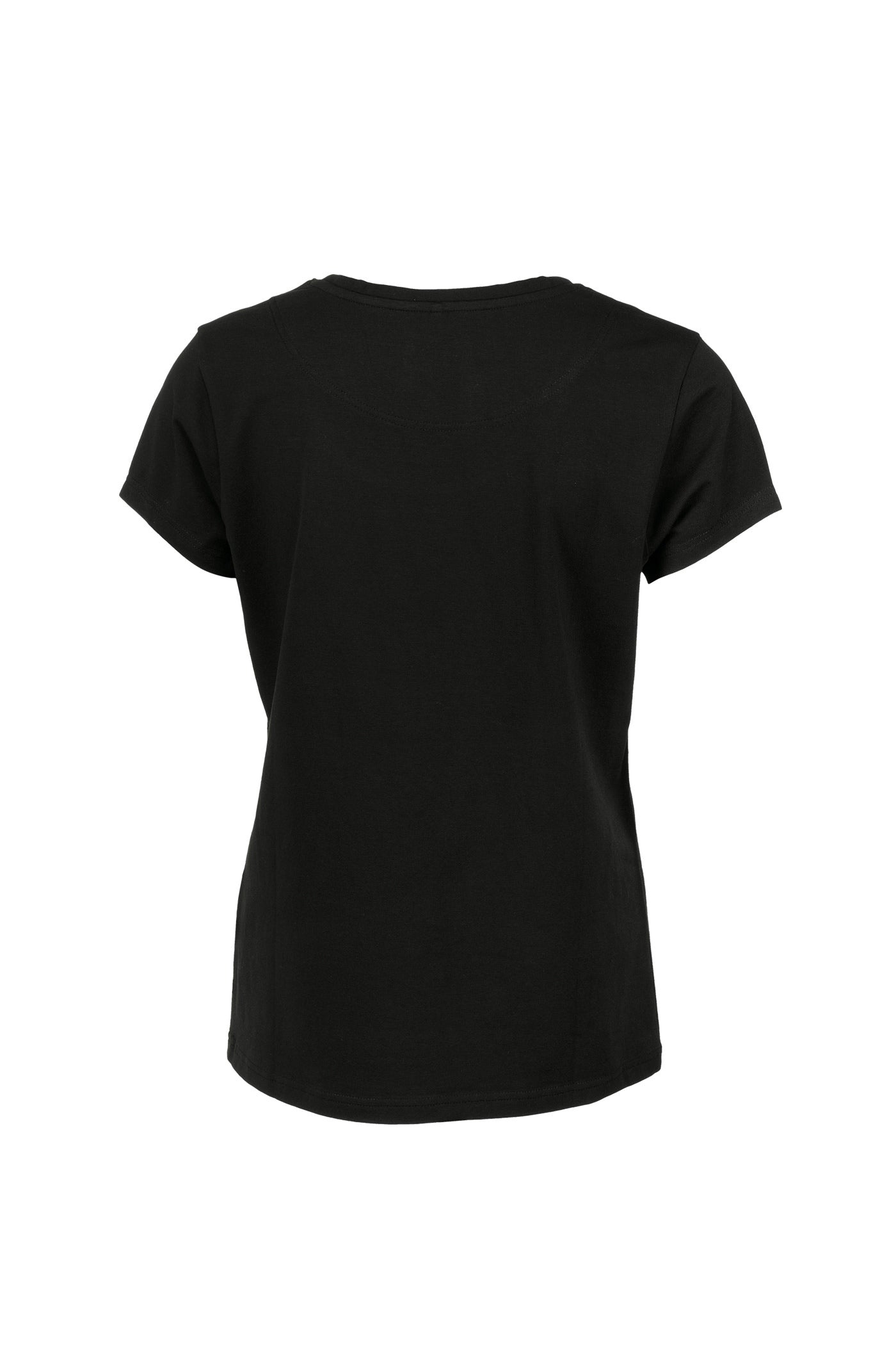Nimbus Women's Montauk Essential Tee Slim Fit Organic Cotton Wide Neck