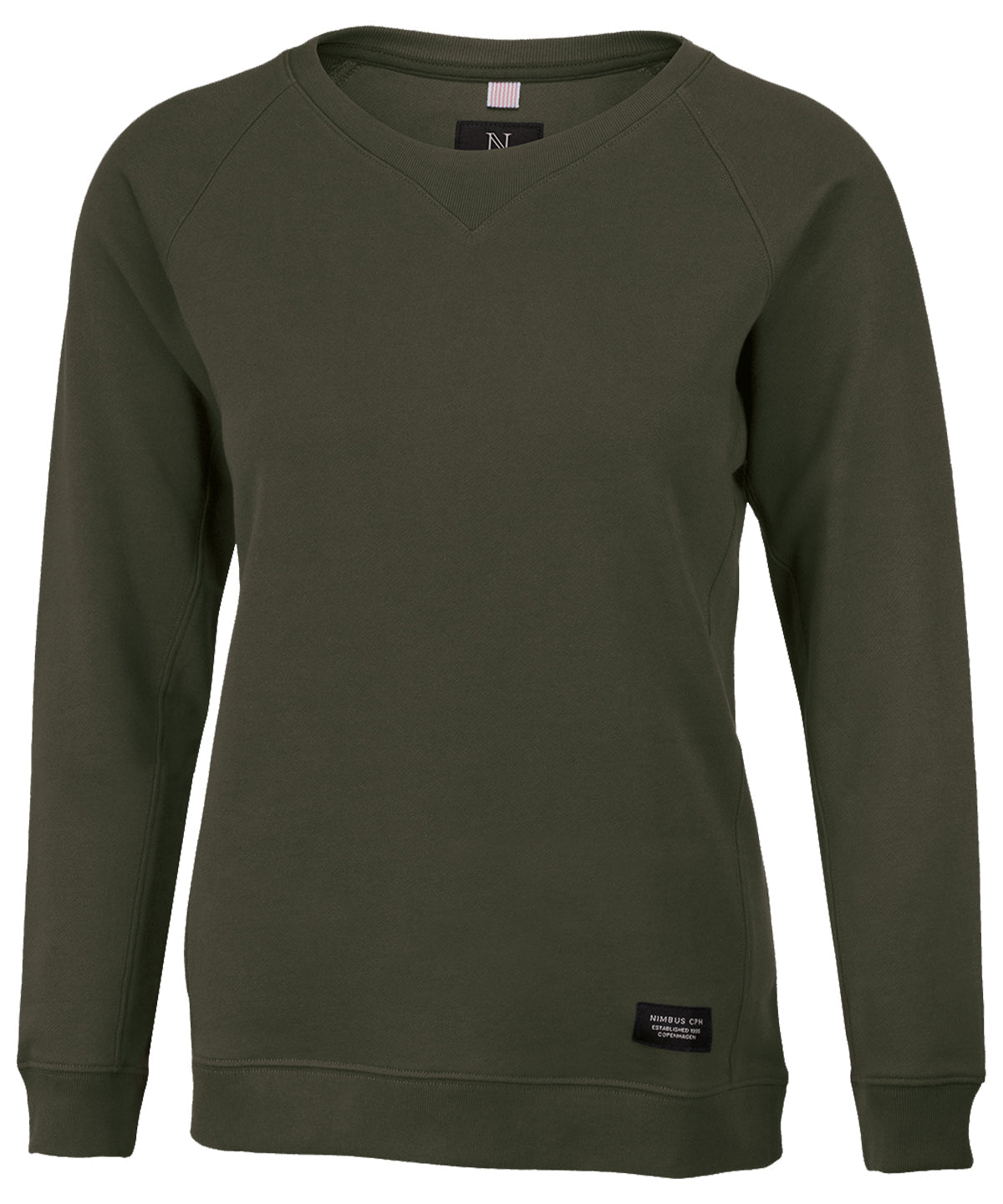 Nimbus Women's Newport Luxury Lightweight Crewneck Organic Cotton Sweatshirt