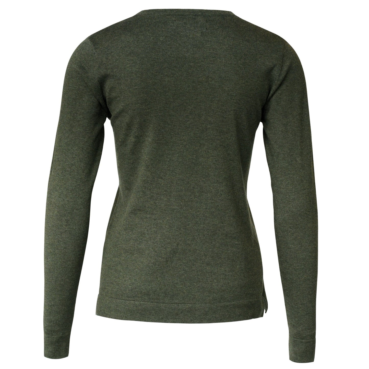 Nimbus Women's Brighton Elegant Round Neck Knit Top + Side Slit, Organic Cotton