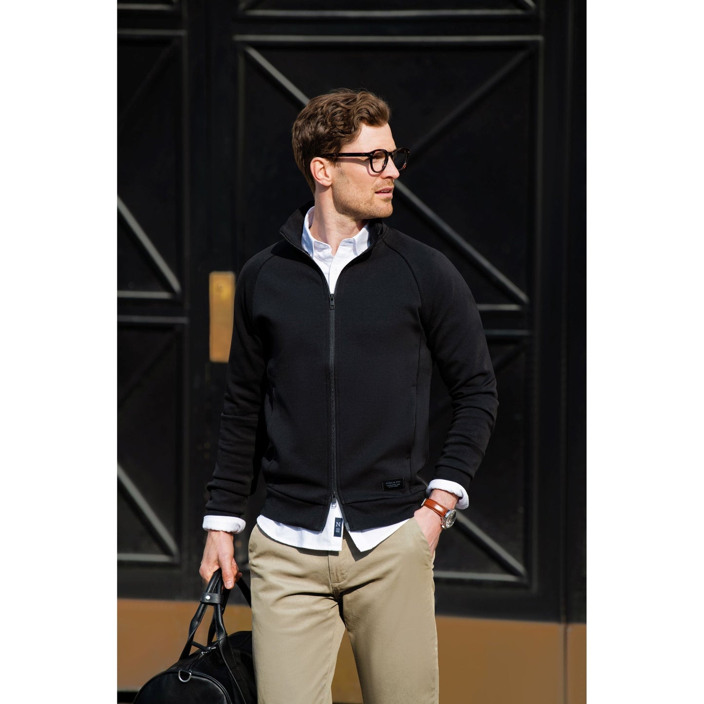 Nimbus Eaton Premium Double-Faced Cardigan Sweatshirt Organic Cotton