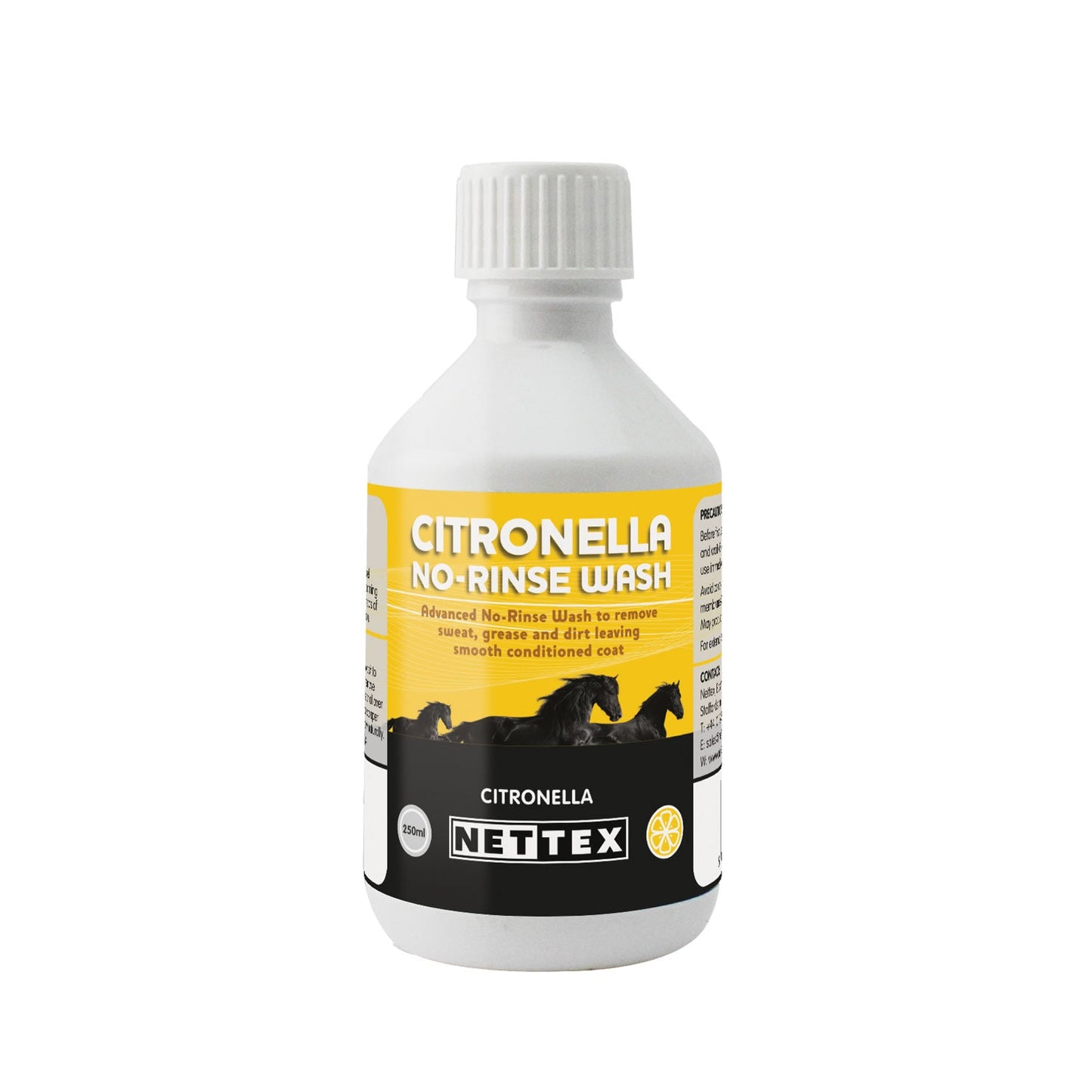 Nettex Horse Equine Citronella NoRinse Wash for Coat Care and Freshness