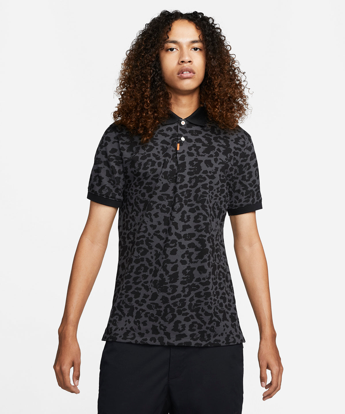 Nike Golf Polo Slim Fit Primal Print Dri-FIT Sustainable Fabric Heritage Style