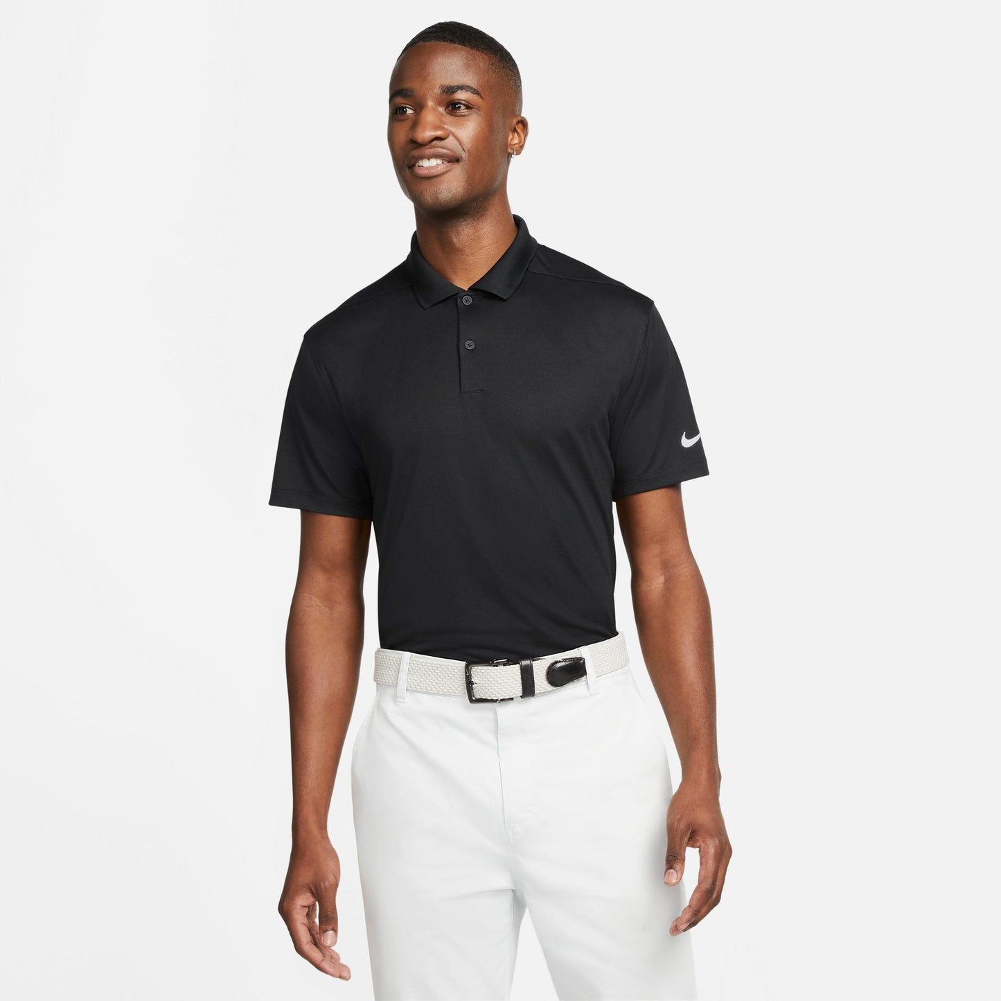Nike Dri-FIT Victory Solid Polo Shirt 100% Recycled Polyester Golf Wear