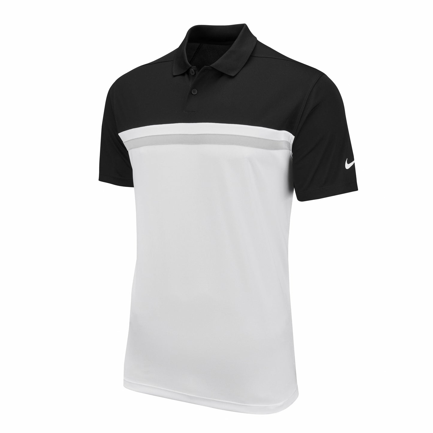 Nike Dri-FIT Victory Colour Block Polo Shirt 100% Recycled Polyester Golf Wear