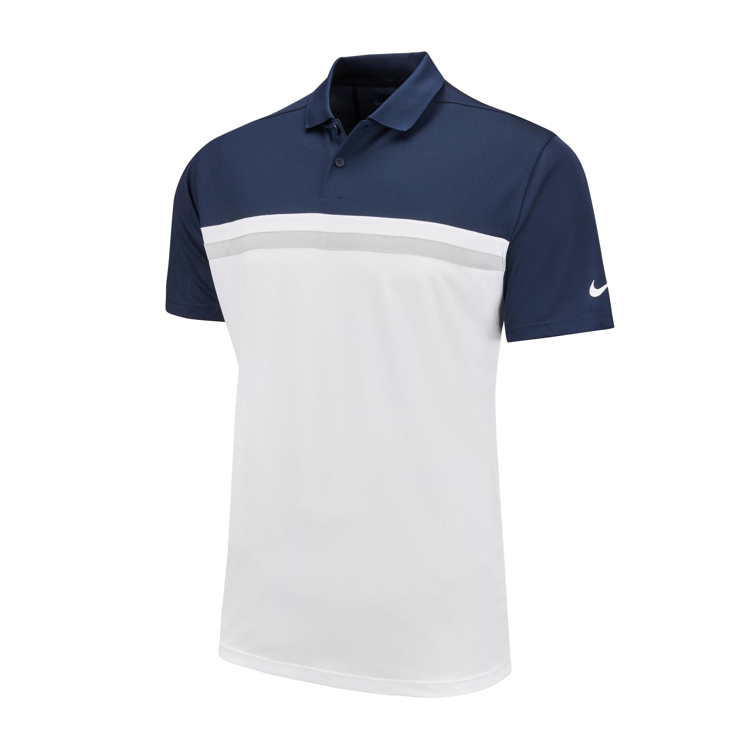 Nike Dri-FIT Victory Colour Block Polo Shirt 100% Recycled Polyester Golf Wear