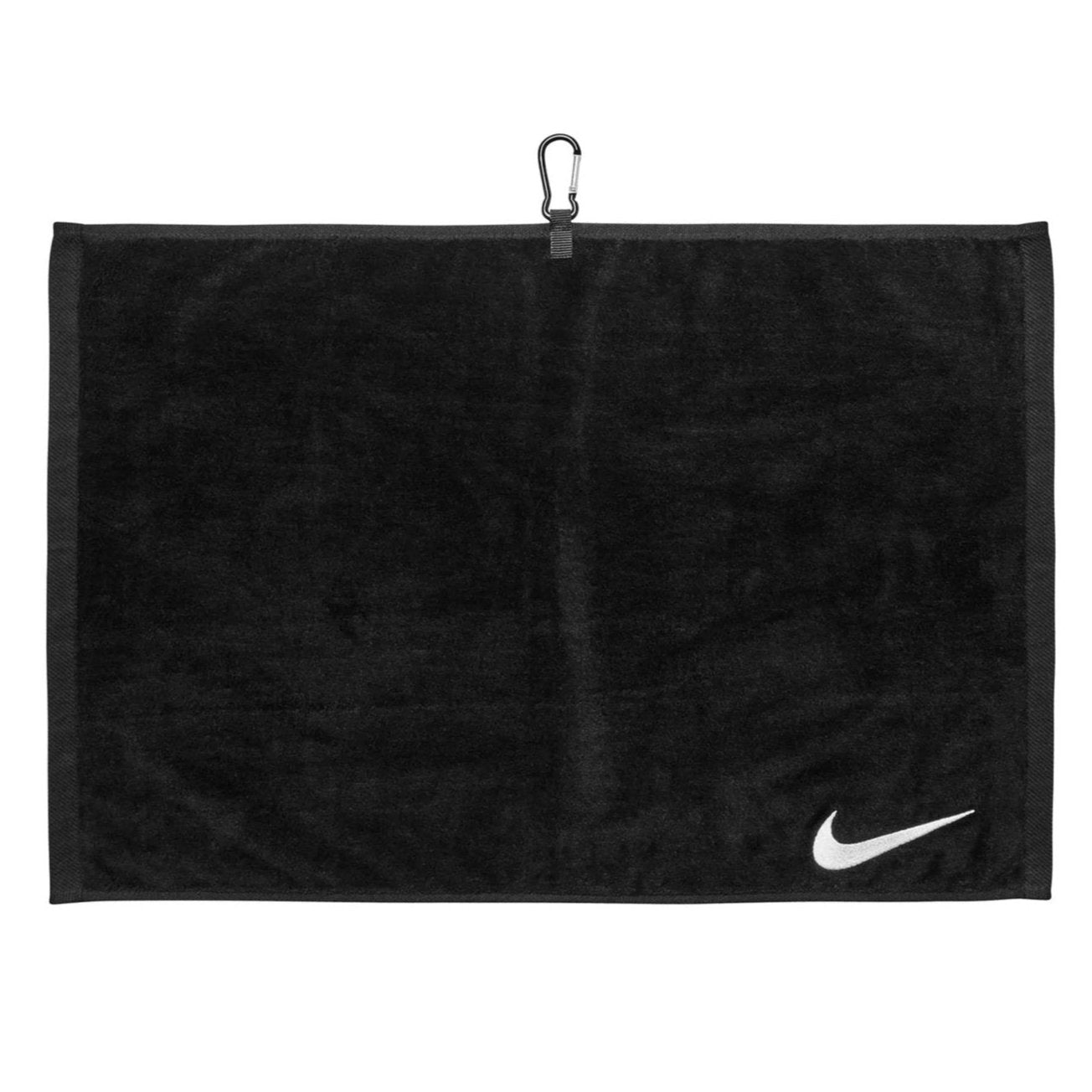 Nike Golf Towel with Carabiner Clip Soft Cotton for Club Cleaning 61x41cm