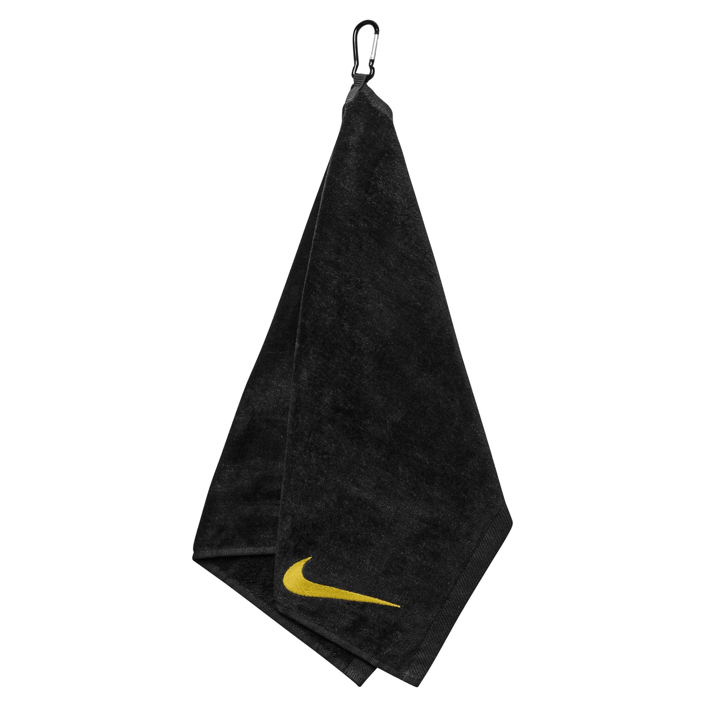 Nike Golf Towel with Carabiner Clip Soft Cotton for Club Cleaning 61x41cm