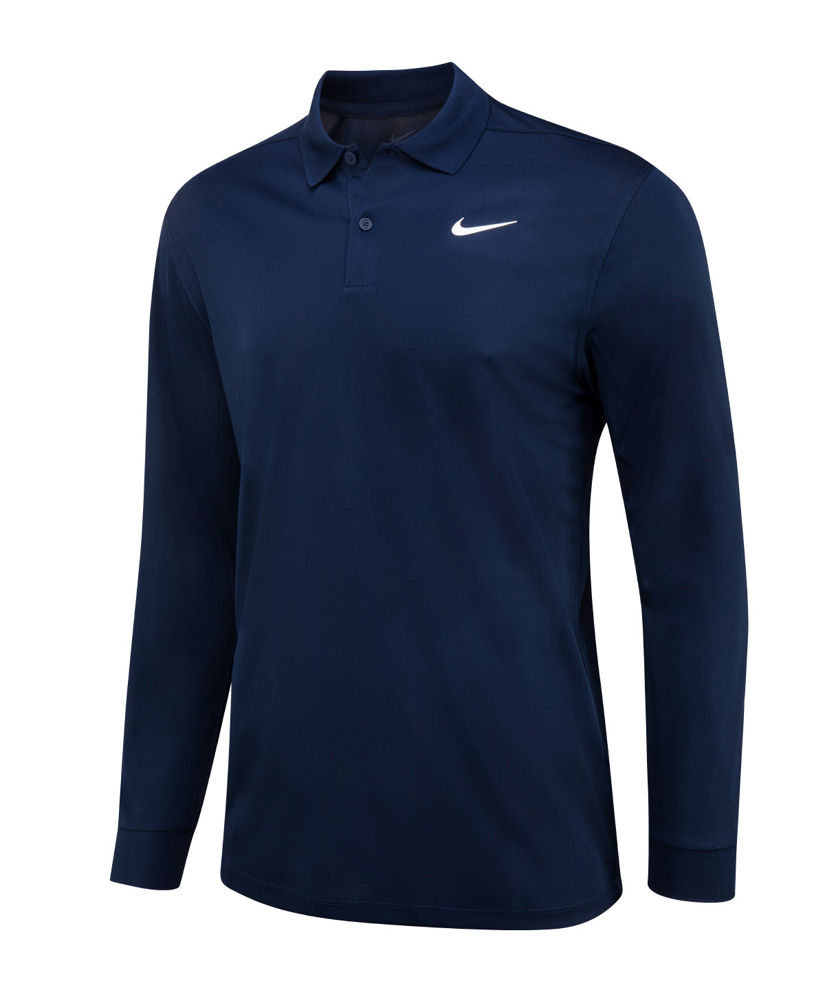 Nike Dri-Fit Victory Long Sleeve Polo Shirt Breathable Comfort Golf Wear