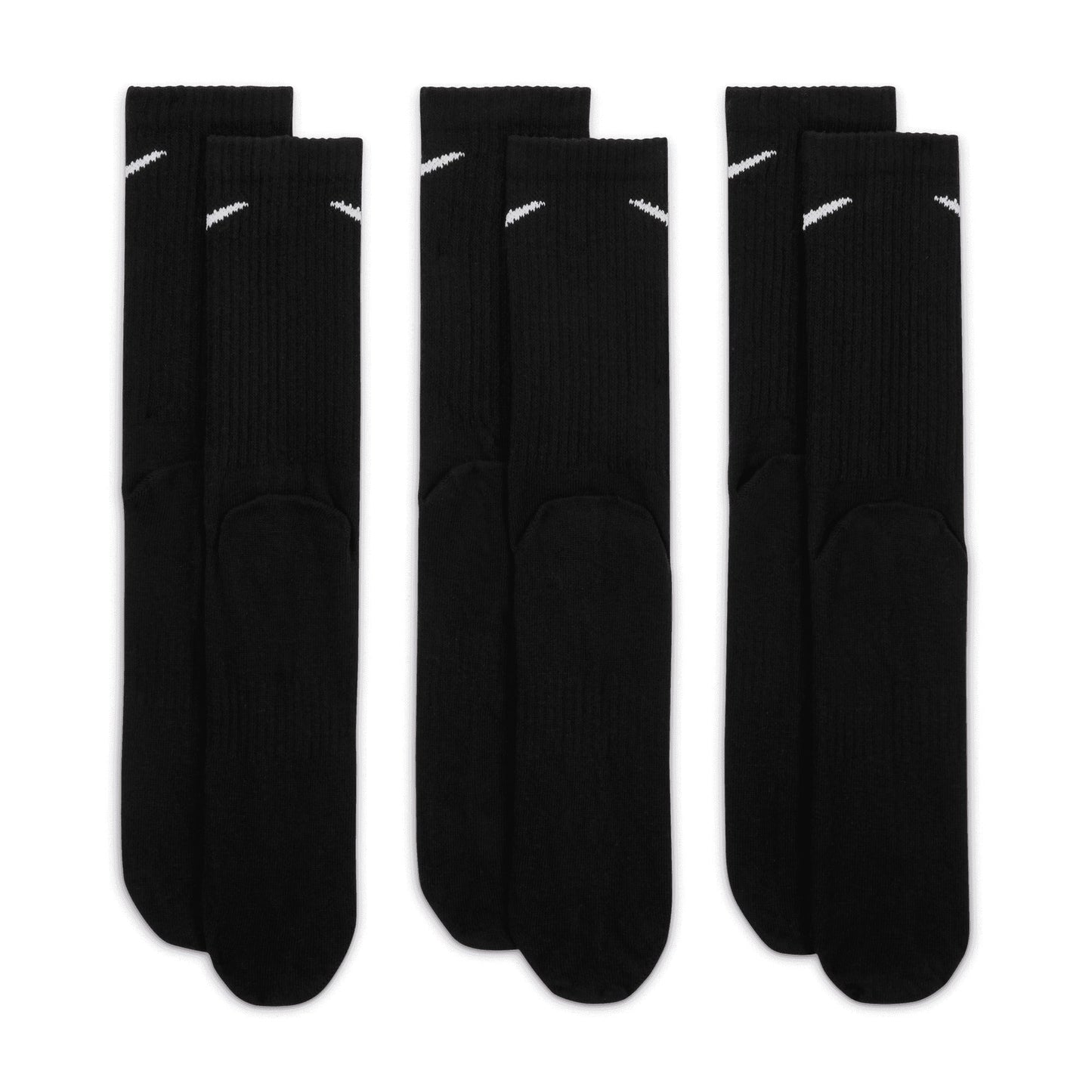 Nike Everyday Crew Socks 3 Pairs Dri-FIT Comfort Supportive Fit Size S-XL