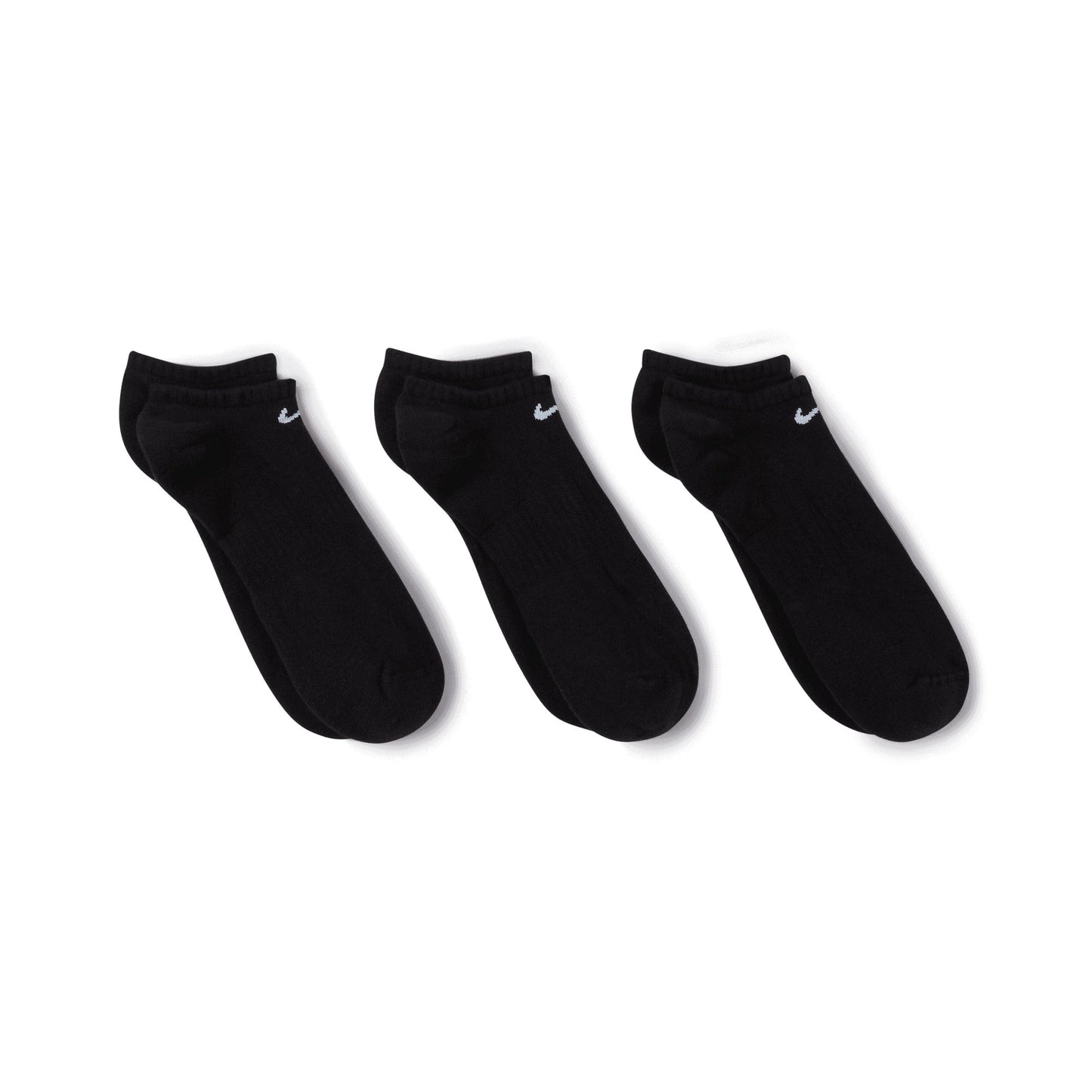 Nike Everyday Cushioned No Show Socks 3 Pairs Dri-FIT Comfort Support