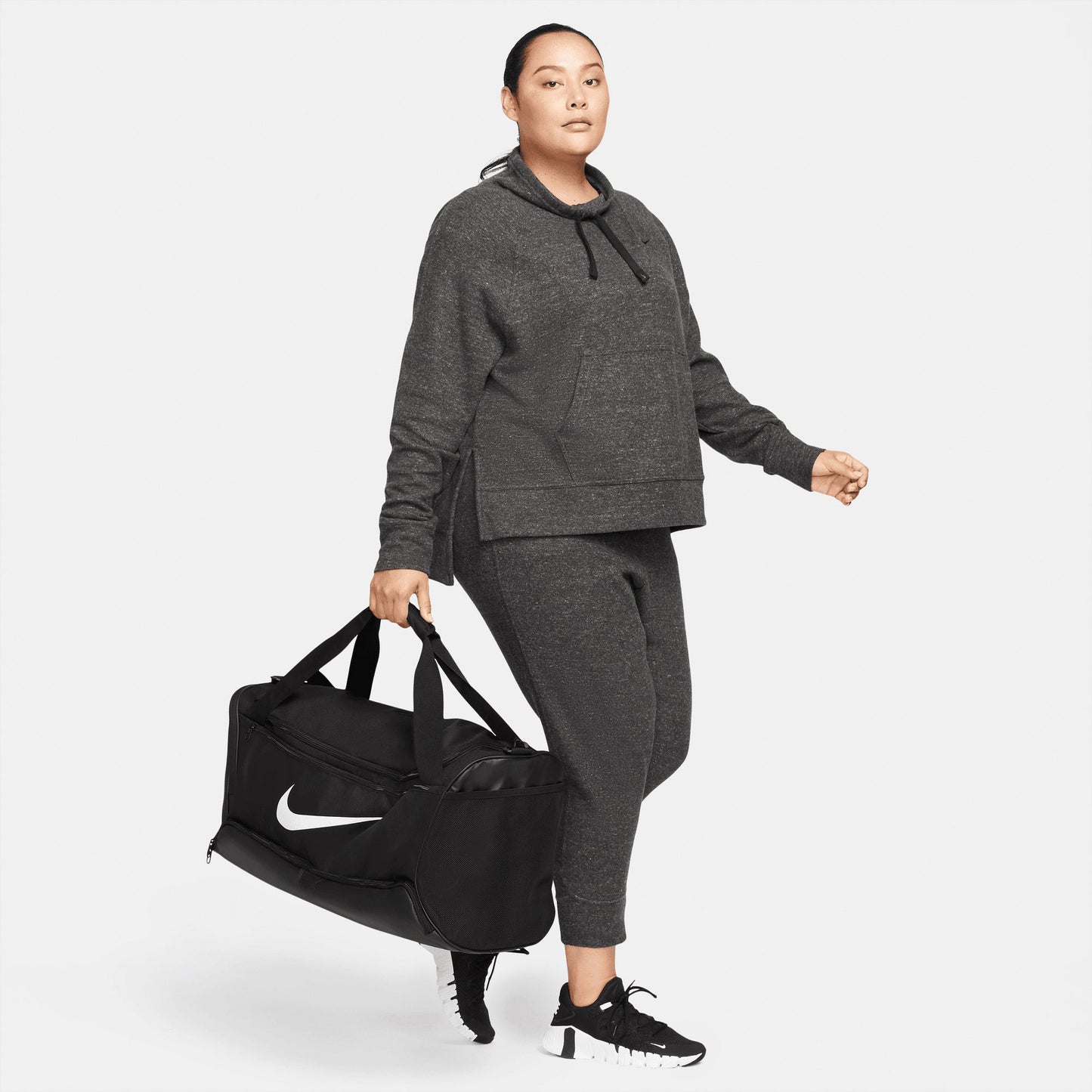 Nike Brasilia 9.5 Training Duffle Bag 60L with Shoe Compartment and Pockets