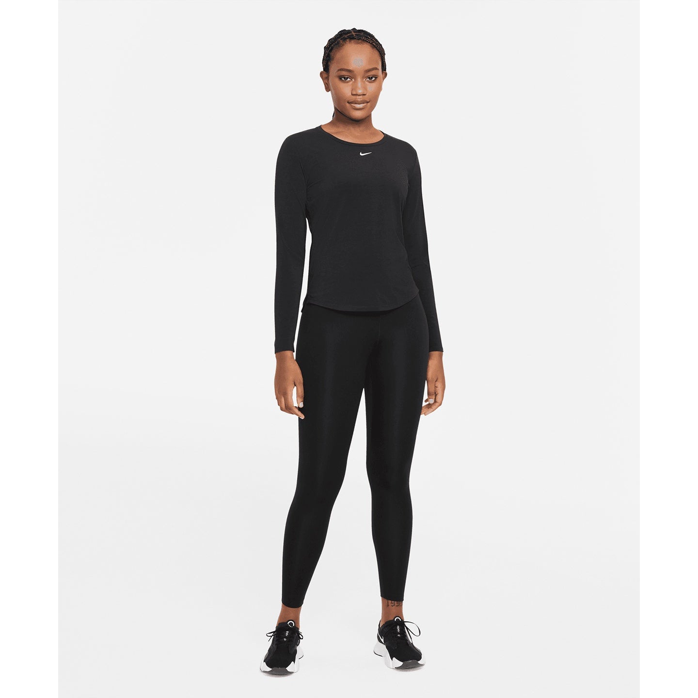 Nike Women's One Luxe Dri-FIT Long Sleeve Top Soft Breathable Standard Fit