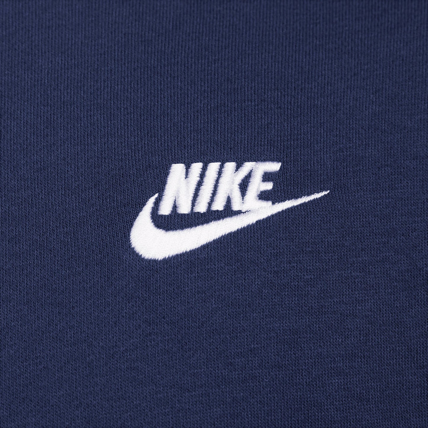 Nike Club Crew Sweatshirt Brushed Fleece Soft Comfort Embroidered Logo