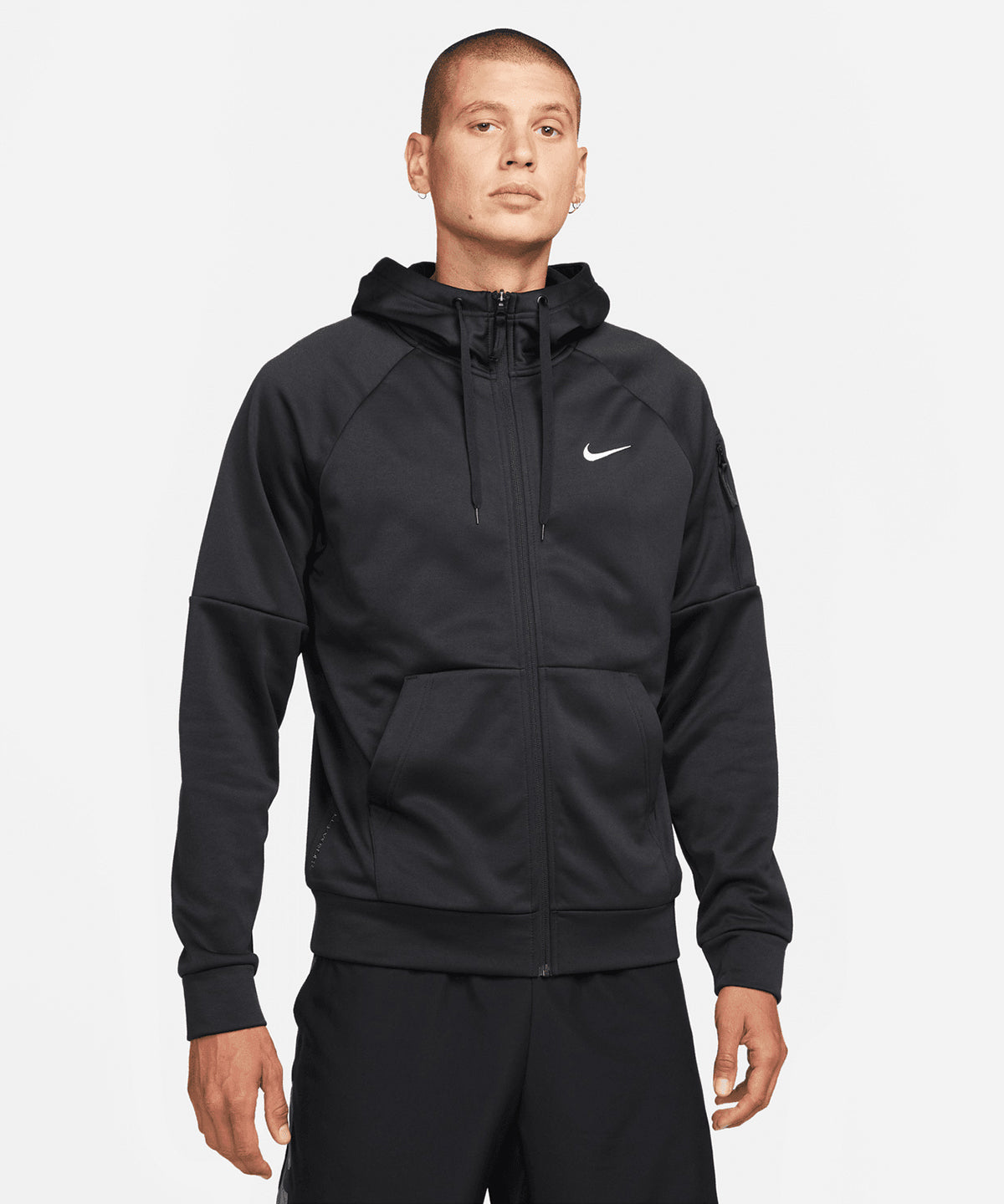 Nike Men's Therma-FIT Full-Zip Fitness Hoodie Soft Fleece Cold Weather Wear
