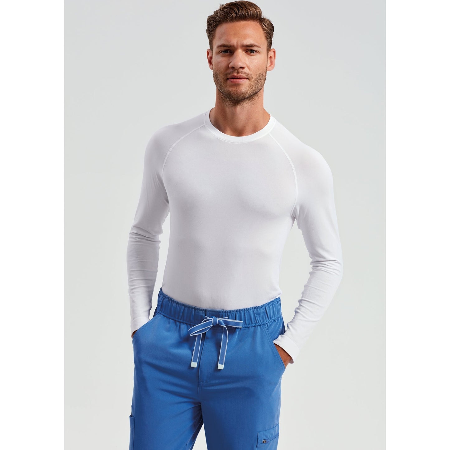 Unstoppable Men's Fresh Underscrub Baselayer Breathable Stretch Recycled Poly