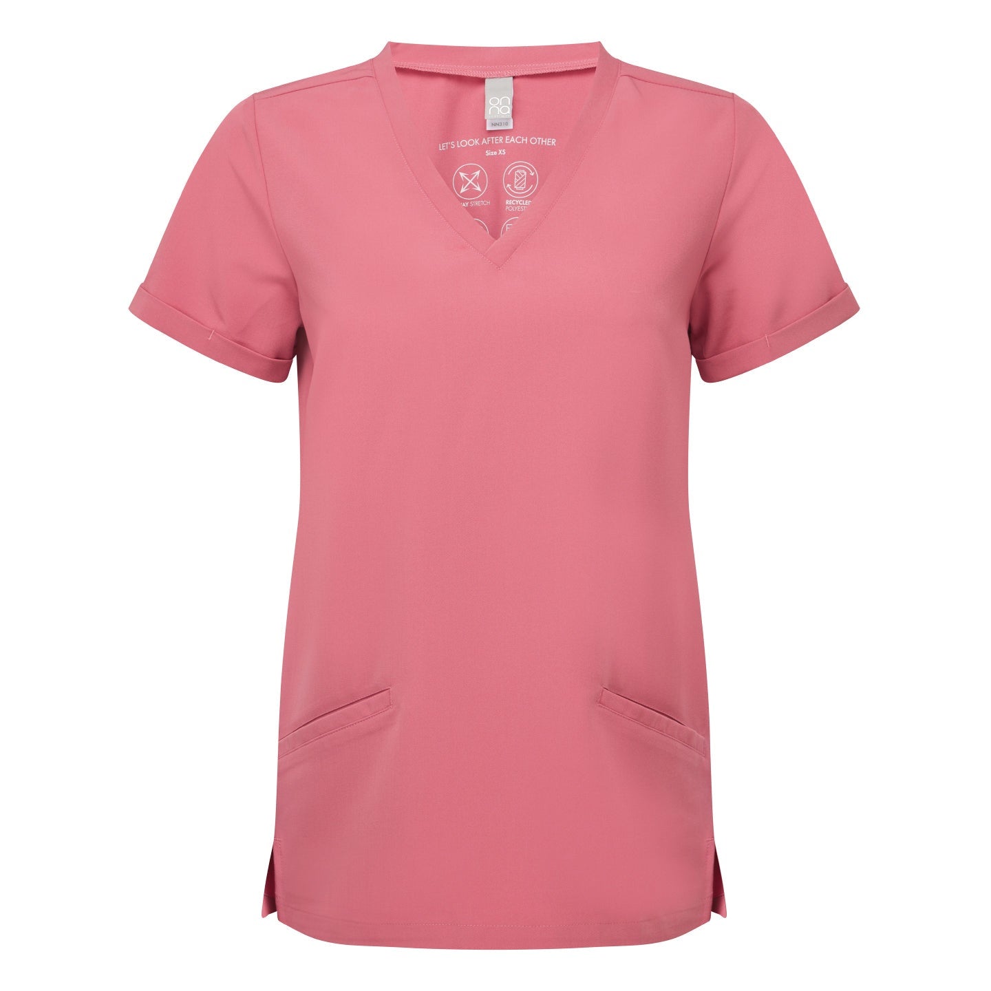 Women's Invincible Onna-Stretch Tunic Activewear Breathable Easycare Recycled