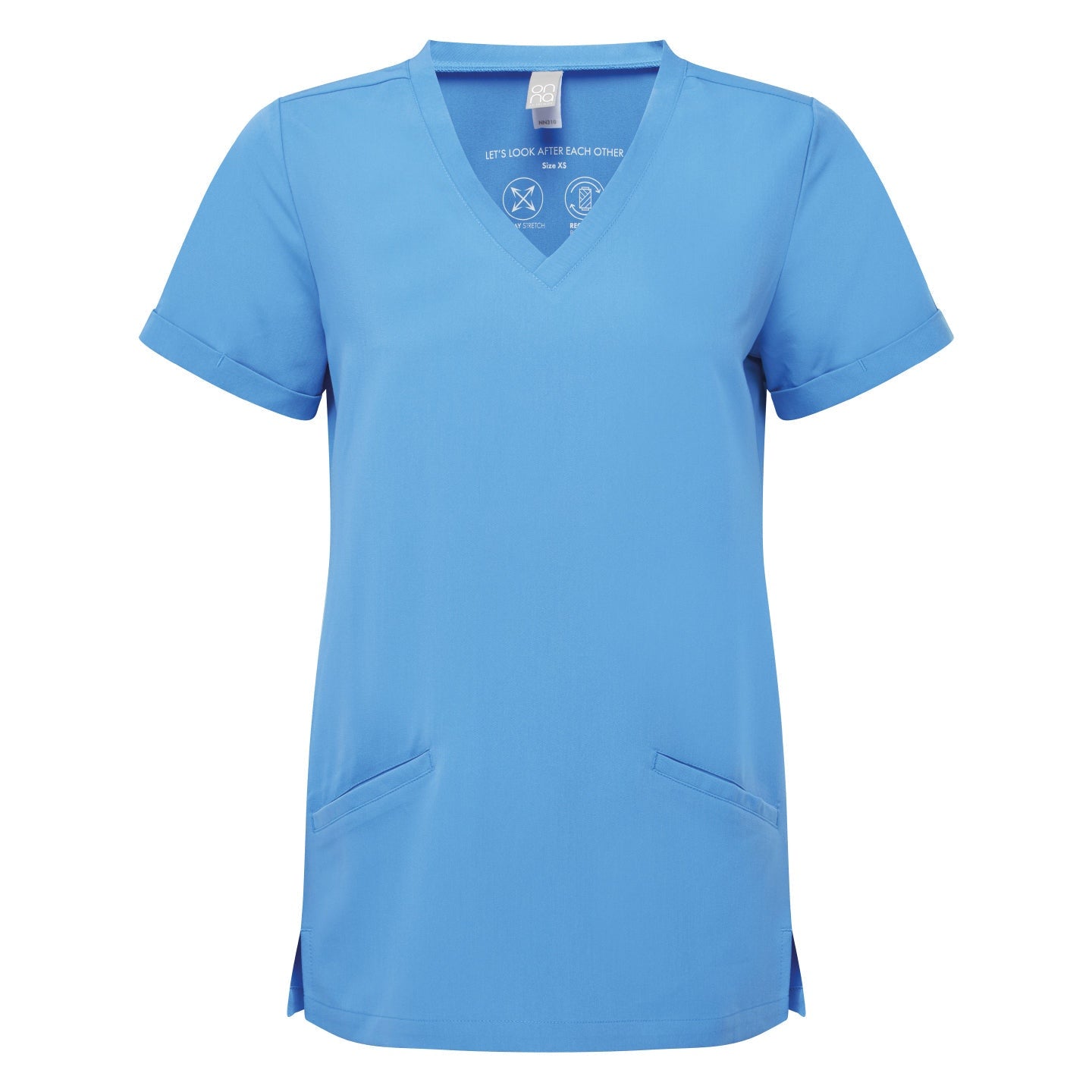 Women's Invincible Onna-Stretch Tunic Activewear Breathable Easycare Recycled