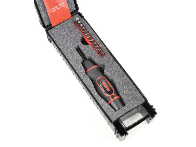 Norbar Torque Screwdriver Kit 1.2-6.0Nm 1/4in Hex with 12 Bits & Calibration