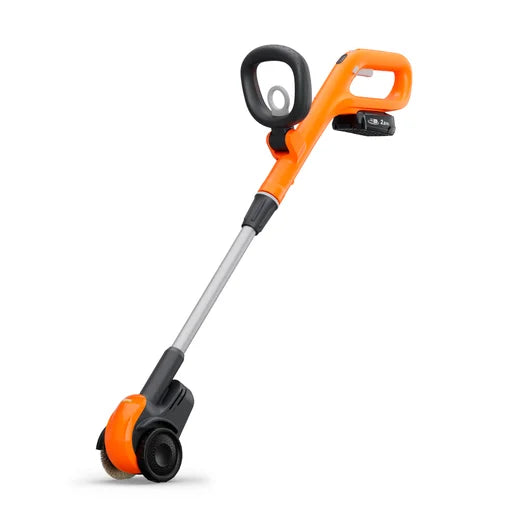 Flymo 18V EasiWeeder Cordless Weed Brush with Adjustable Handle and Speed