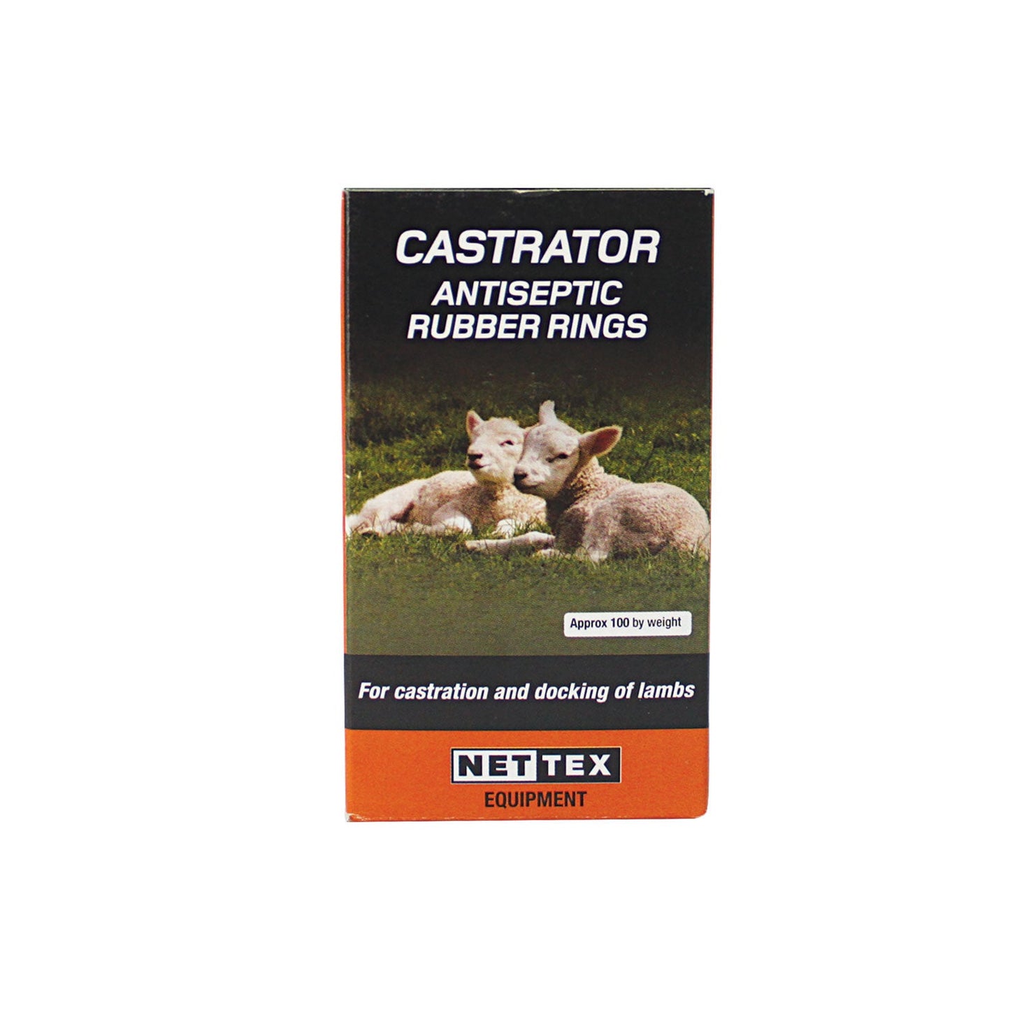 Nettex Agri Castrator Antiseptic Rubber Rings for Lambs Castration