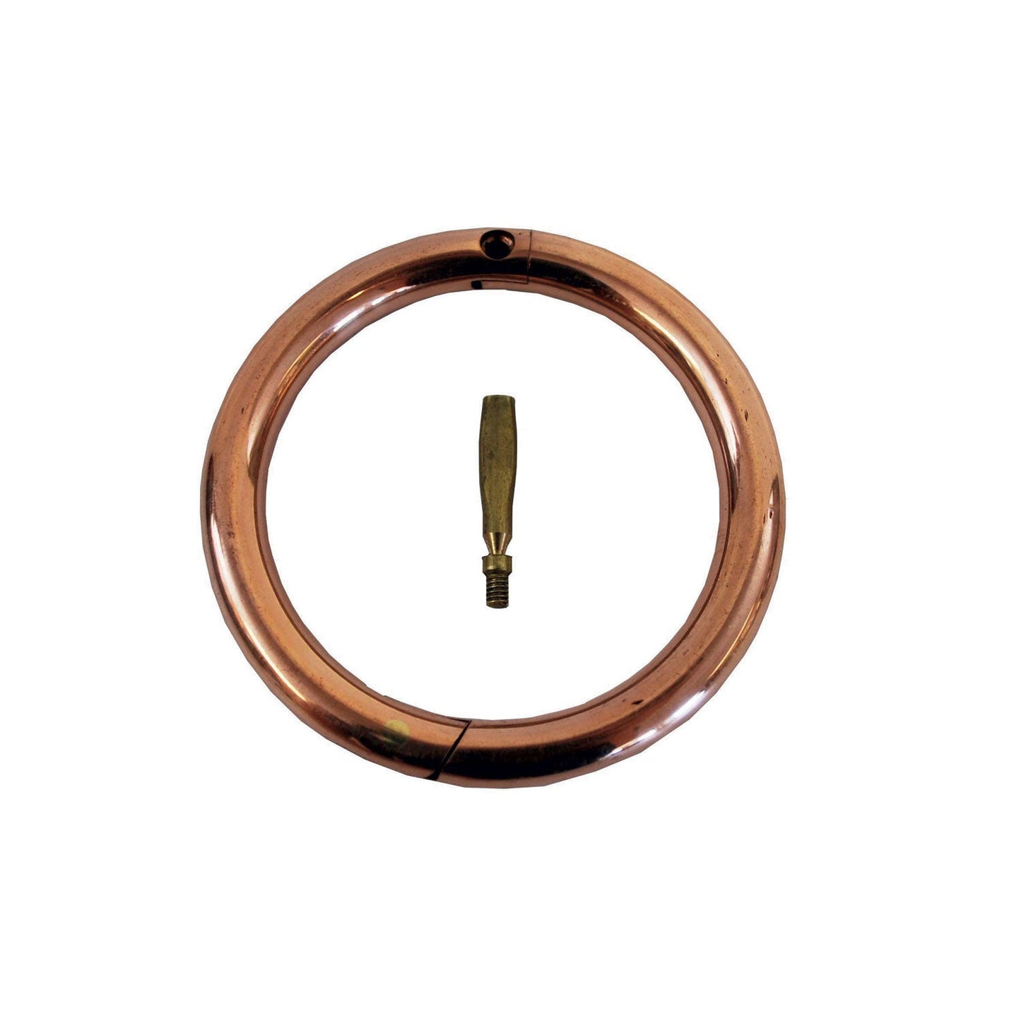 Nettex Agri Bull Ring Copper Self Piercing Durable Livestock Accessory