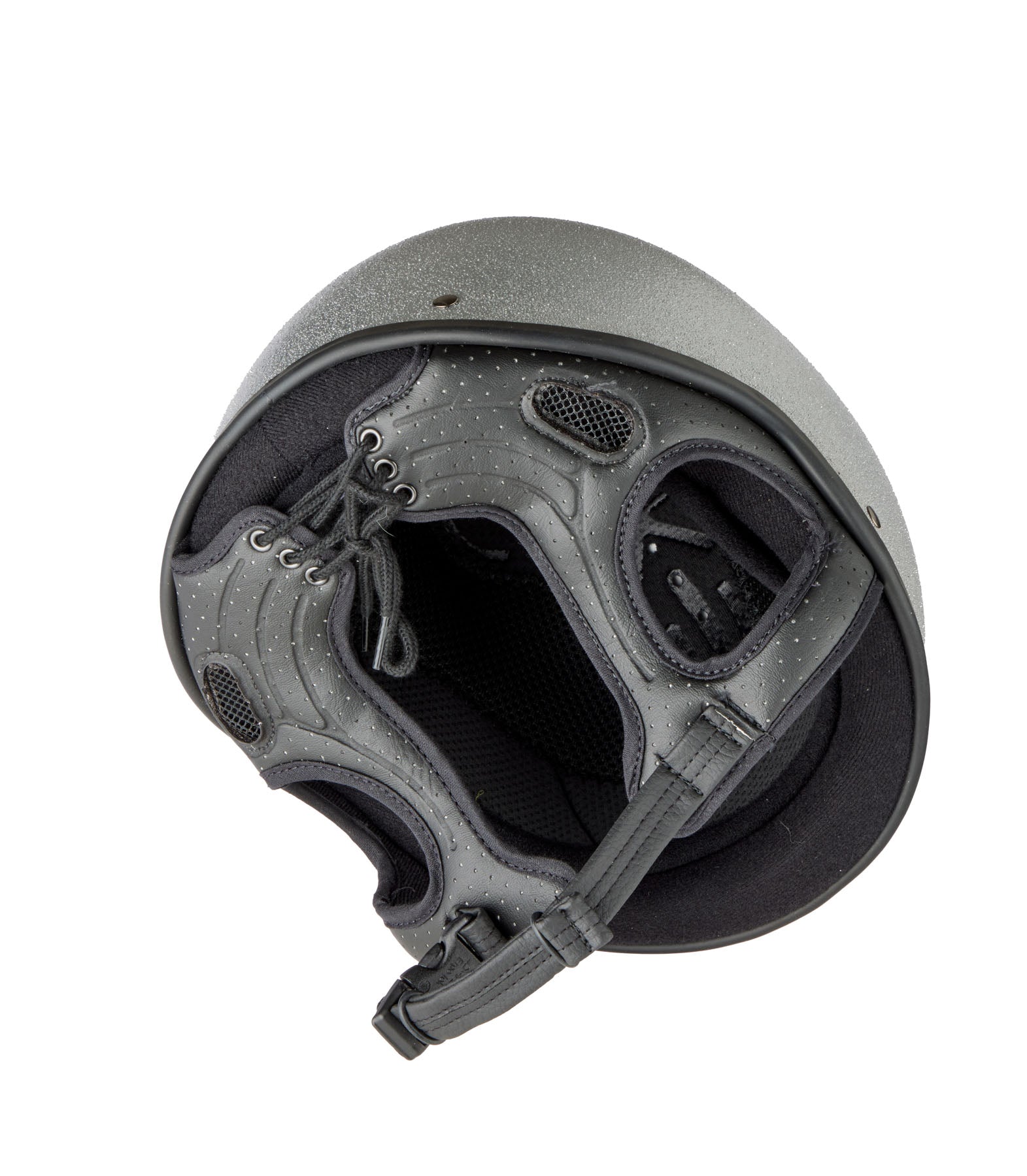 Champion Junior X-Air Nova Jockey Helmet #colour_silver