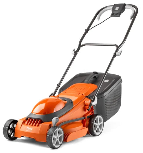 Flymo EasiStore 380R Rotary Lawnmower 1600W 38cm with Rear Roller & Grassbox