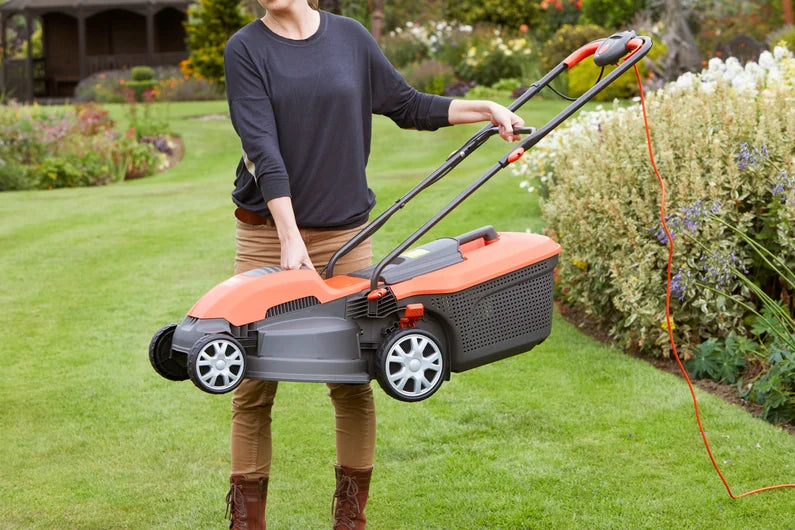 FLYMO Speedi-Mo 360C Rotary Mower 1500W Lightweight 36cm Cutting Width