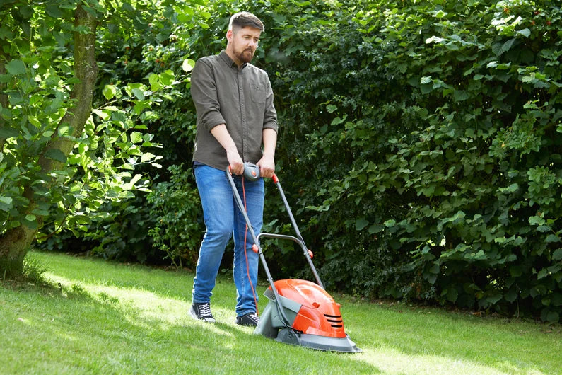 Flymo Hover Vac 250 Electric Hover Lawnmower 1400W 25cm Compact & Lightweight