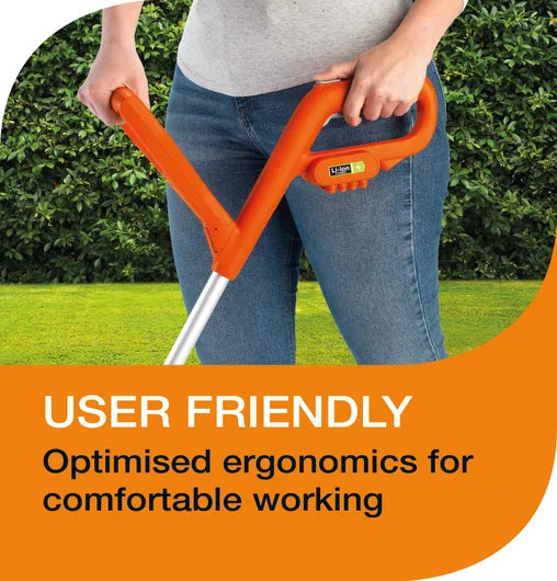 Flymo SimpliTrim Li 14.4V Battery Grass Trimmer Lightweight 23cm Cutting Width