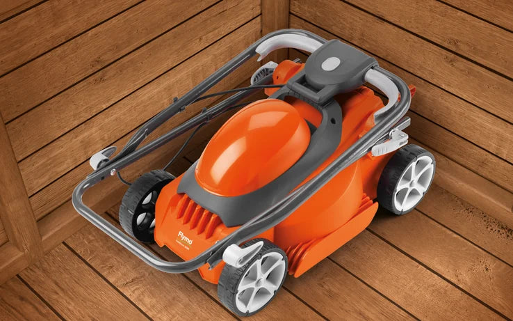 FLYMO EasiStore 300R Lightweight Electric Lawnmower 1200W 30cm with Grassbox
