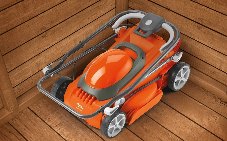 Flymo EasiStore 380R Rotary Lawnmower 1600W 38cm with Rear Roller & Grassbox