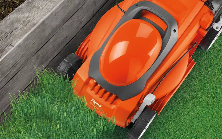 Flymo EasiStore 380R Rotary Lawnmower 1600W 38cm with Rear Roller & Grassbox