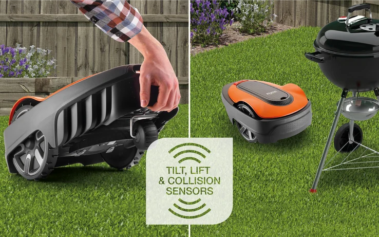 FLYMO EasiLife Go 250 Robotic Lawnmower with Smartphone Control for 250m2