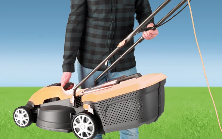FLYMO Speedi-Mo 360VC Electric Rotary Mower 1500W 36cm Lightweight 40L Grassbox
