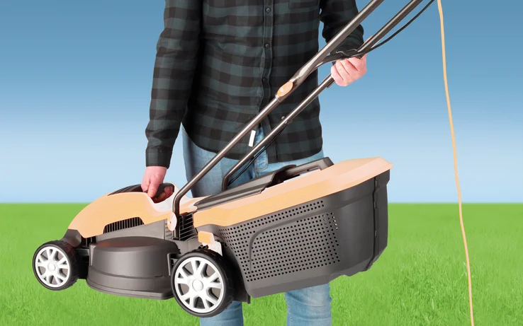 FLYMO Speedi-Mo 360C Rotary Mower 1500W Lightweight 36cm Cutting Width