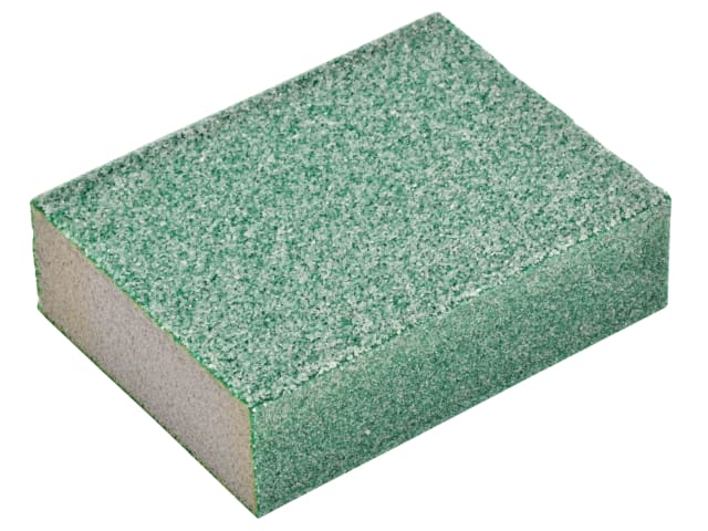 Oakey Dual-Grit Flexible Sanding Sponge Coarse Extra Coarse Reusable 1 Pack