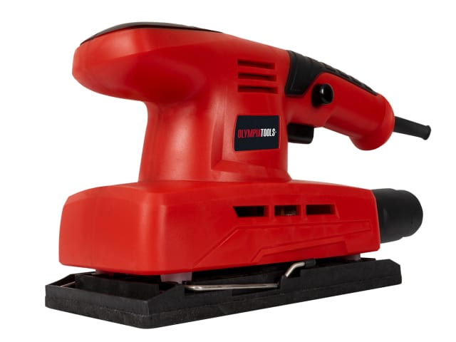 Olympia Power Tools 1/3 Sheet Orbital Sander 135W with Dust Extraction