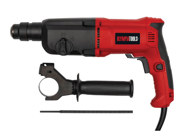 Olympia Power Tools 800W SDS Plus Rotary Hammer with Carry Case & Accessories