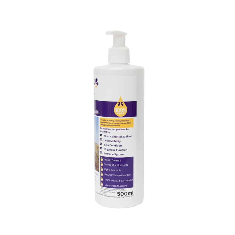 PureFlax Omega Prime Dog Supplement Natural Omega 3 for Health and Wellness