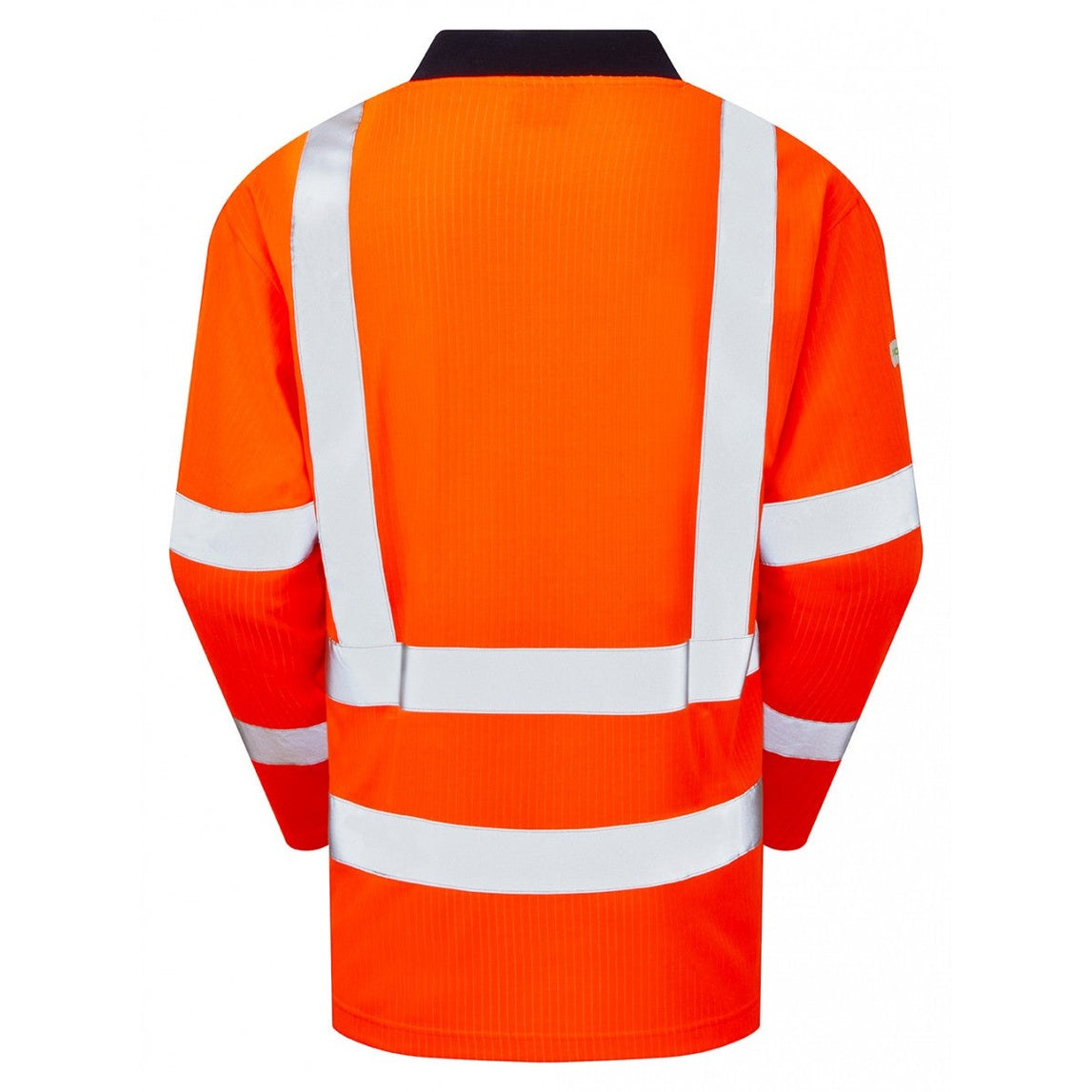 Leo Workwear EcoViz Comfort Polo Shirt Hi-Vis Orange S-6XL UV Protection