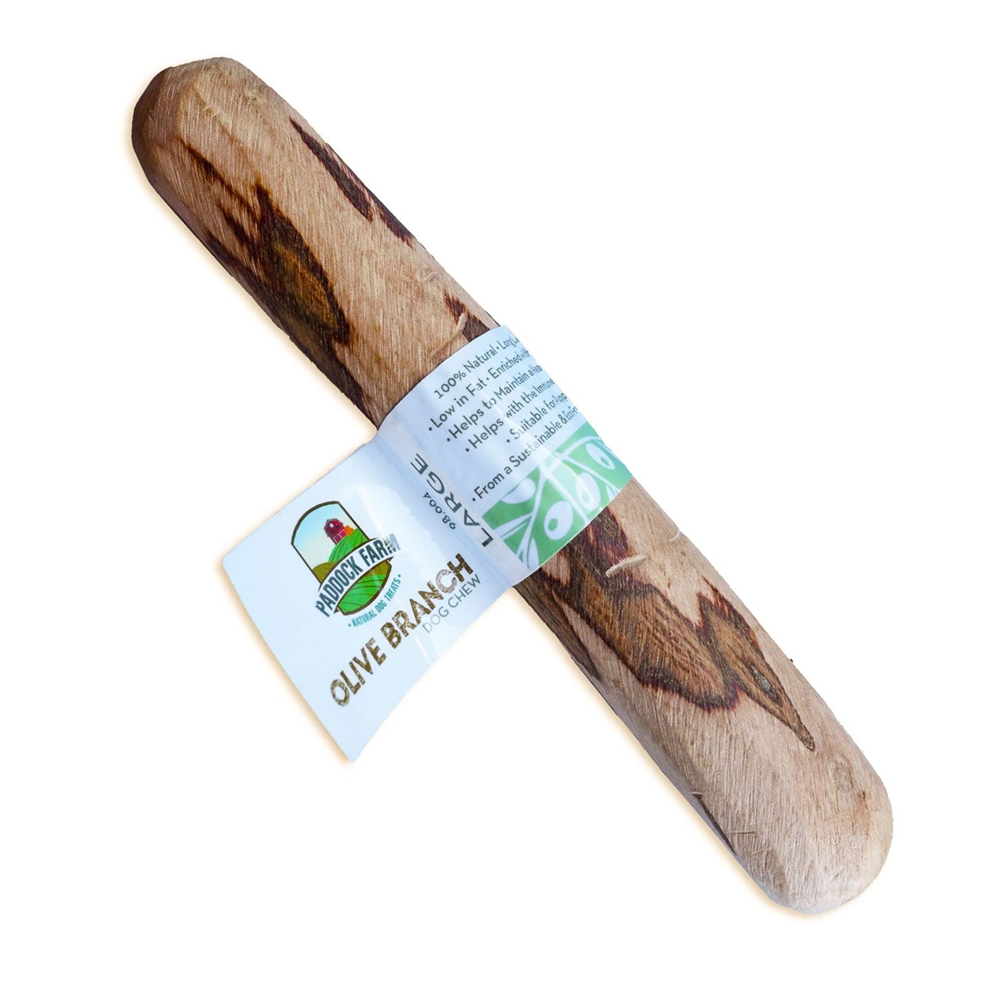 Paddock Farm Olive Branch Chew Natural Dog Chew EcoFriendly Long Lasting