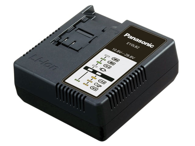 Panasonic EY0L82B31 Universal Li-ion Charger 14.4-28.8V Quick Charge LED Display