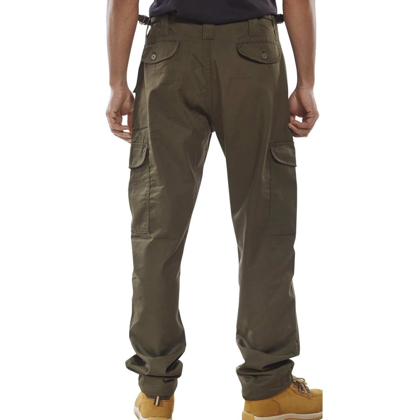 Beeswift Click PC Combat Trousers Poly Cotton Adjustable Clips 6 Pockets