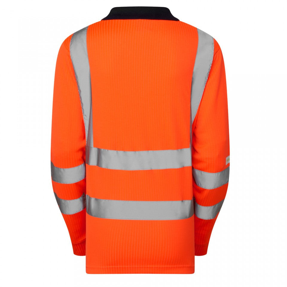 Leo Workwear EcoViz Comfort Women's Polo Shirt Hi-Vis Bamboo XS-6XL