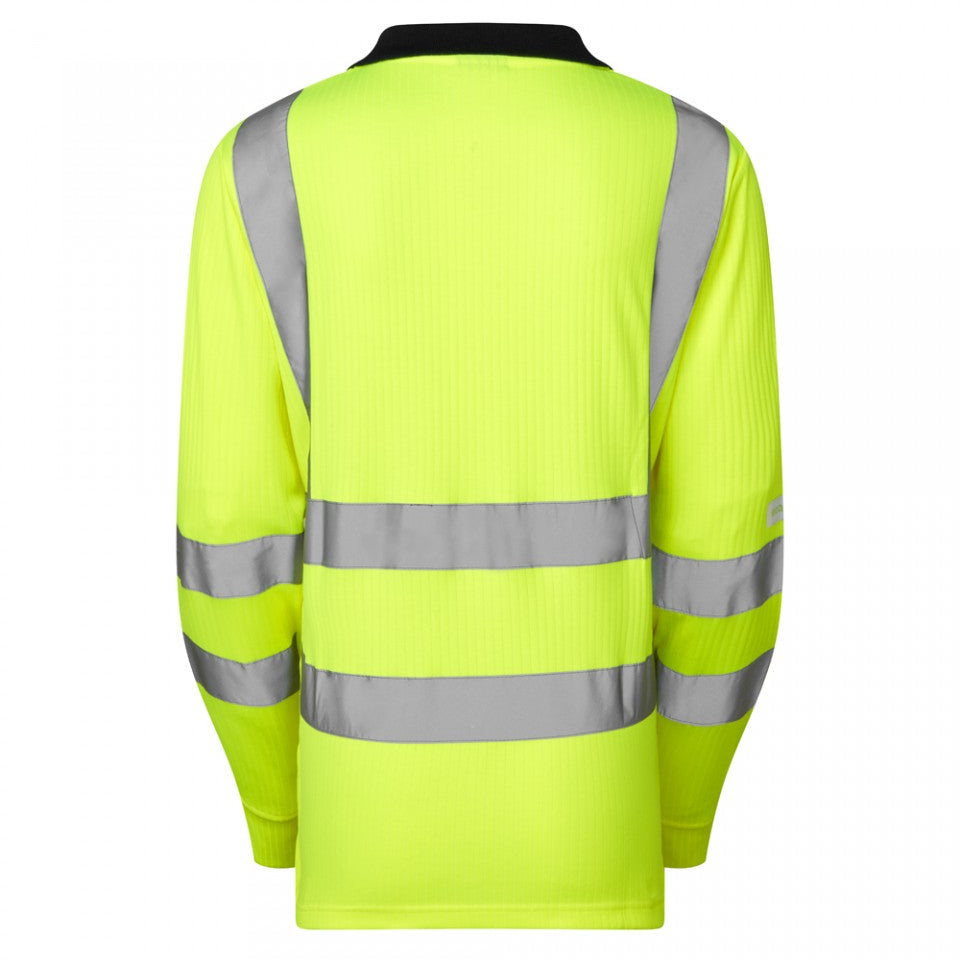 Leo Workwear EcoViz Comfort Women's Polo Shirt Hi-Vis Bamboo XS-6XL