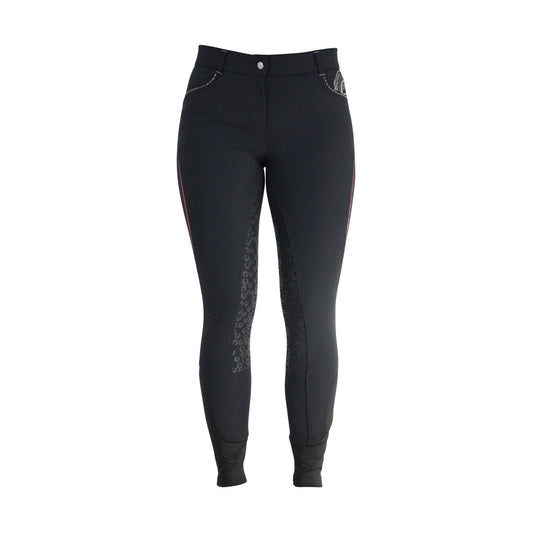 HY HyFASHION Eliza Ladies Breeches with Full Silicon Seat and Rose Detail