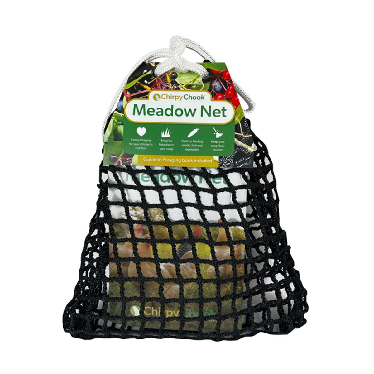 Trickle Net Chirpy Chook Meadow Chicken Foraging Feeding Enrichment Tool