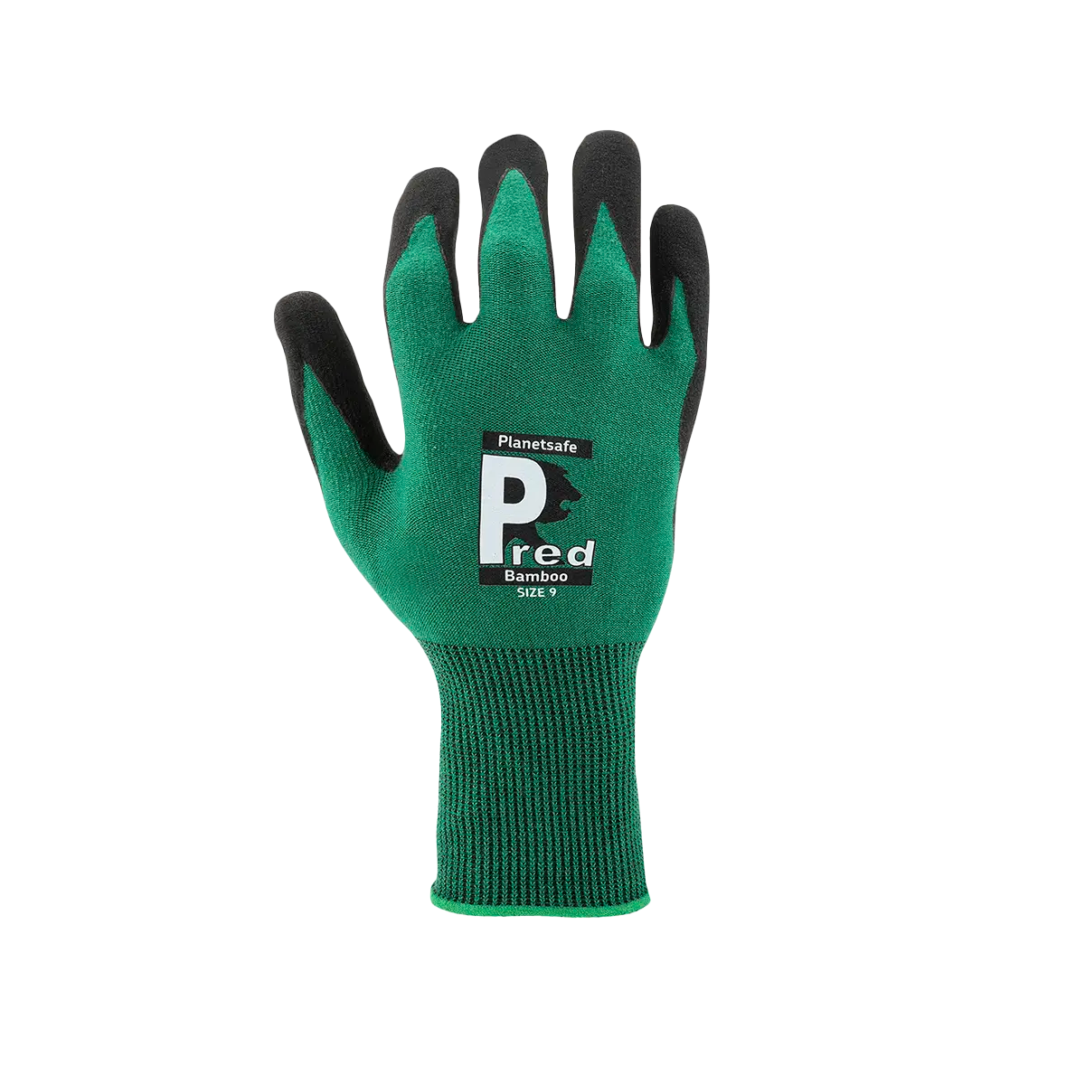 Predator Bamboo Gloves 15g Dexterous Black Nitrile Foam Palm Heat Resistant