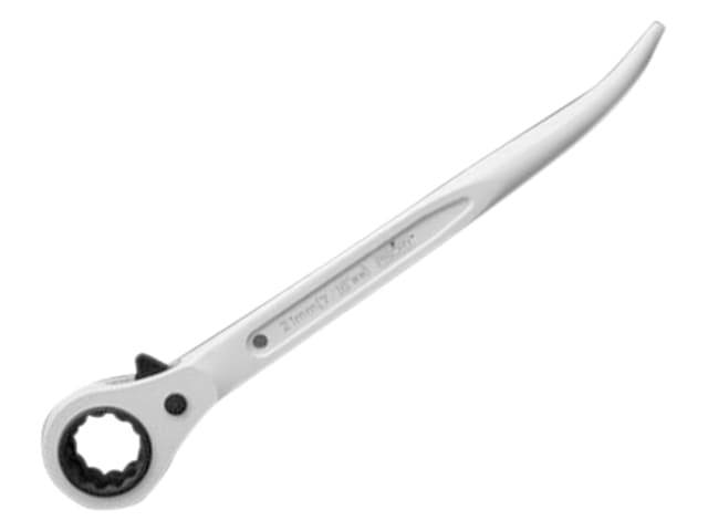 Priory 604 Short Bent Ratchet Podger 19x21mm Reversible Lanyard Hole
